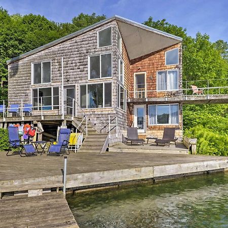 Waterfront Deruyter Home With Private Dock! New Woodstock Bagian luar foto