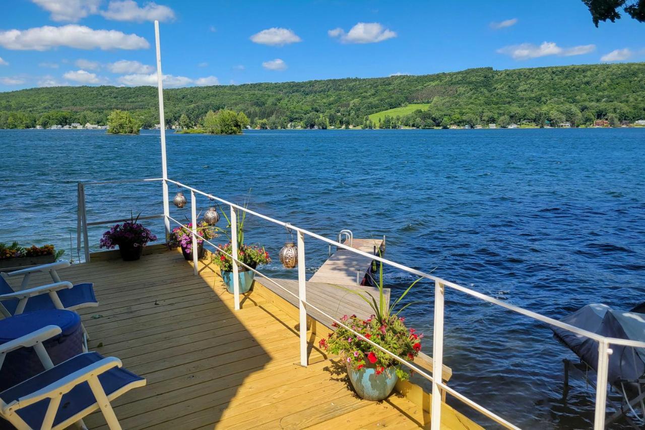 Waterfront Deruyter Home With Private Dock! New Woodstock Bagian luar foto