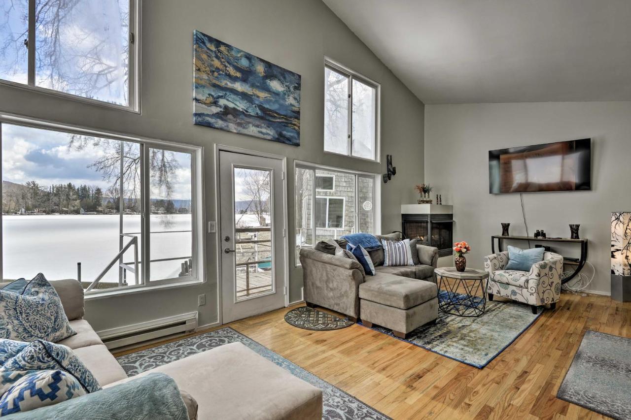 Waterfront Deruyter Home With Private Dock! New Woodstock Bagian luar foto